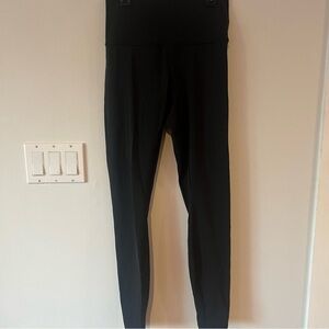 Lululemon Wunder Under Black High Rise Leggings Pant Womens 6 Gym Yoga Run